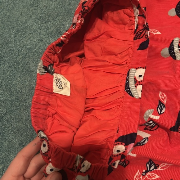 NWOT Mini boden red owl skirt 11-12 y girls - Picture 3 of 3